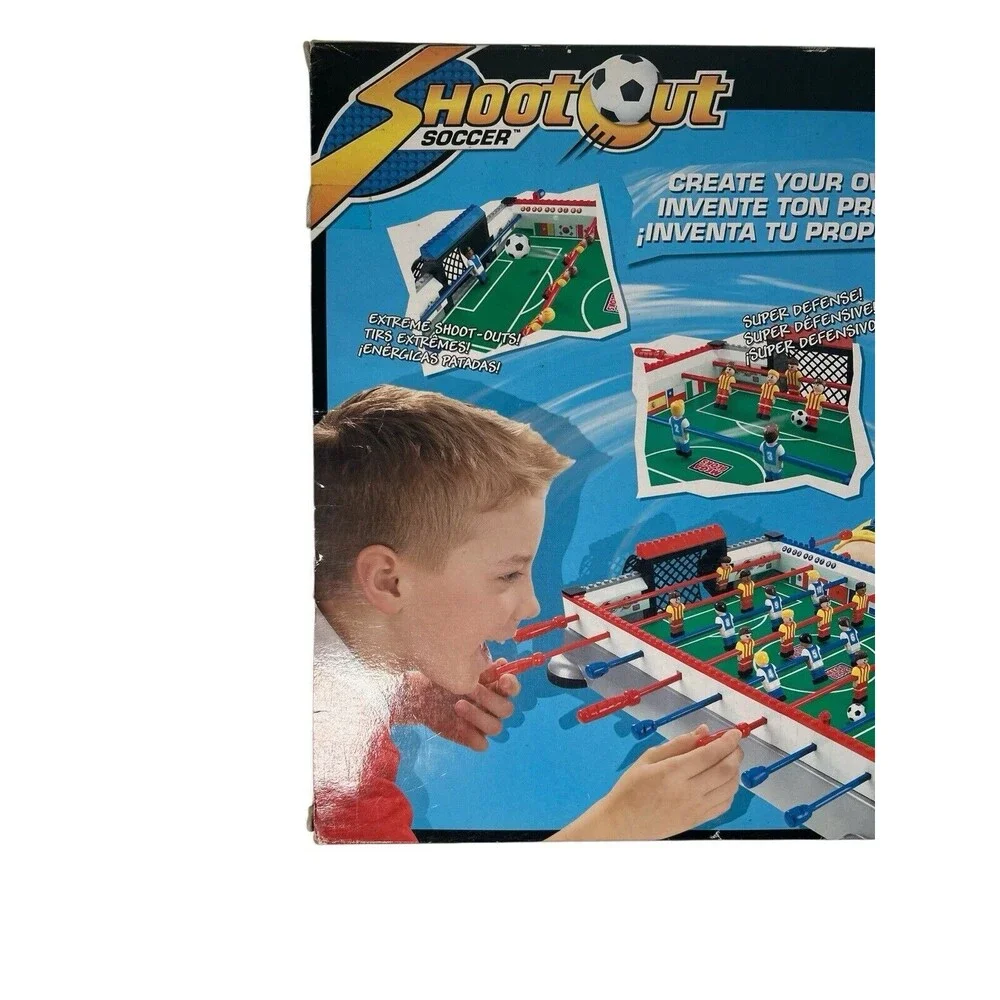 2001 MEGA BLOKS 335 PC SHOOTOUT SOCCER 9180 SET NEW IN BOX- VINTAGE- PLEASE READ